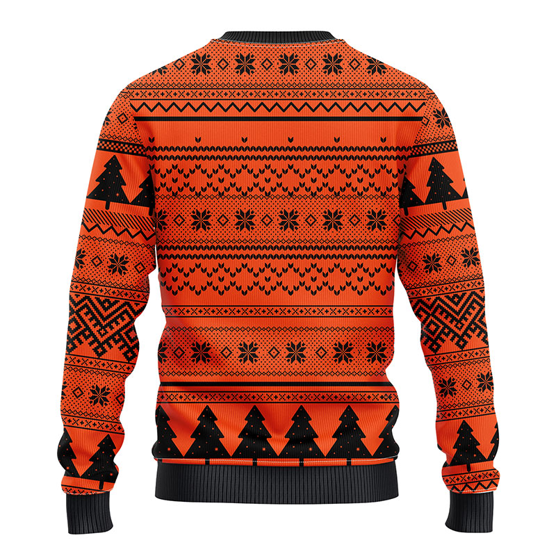 Cincinnati Bengals Groot Hug American Football Christmas Ugly Sweater - Bengals Ugly Christmas Sweater