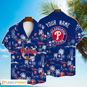 Custom Philadelphia Phillies Baseball Pattern Vintage Hawaiian Shirt – Phillies Hawaiian Shirt