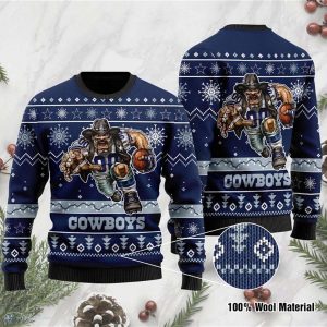 Dallas Cowboys Mascot Ugly Sweater – Cowboys Ugly Sweater – Dallas Cowboys Ugly Sweater