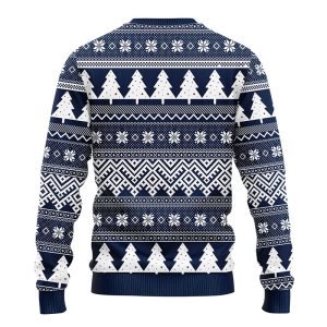 Dallas Cowboys Wreath Light Up Ugly Christmas Sweater – Dallas Cowboys Ugly Christmas Sweater