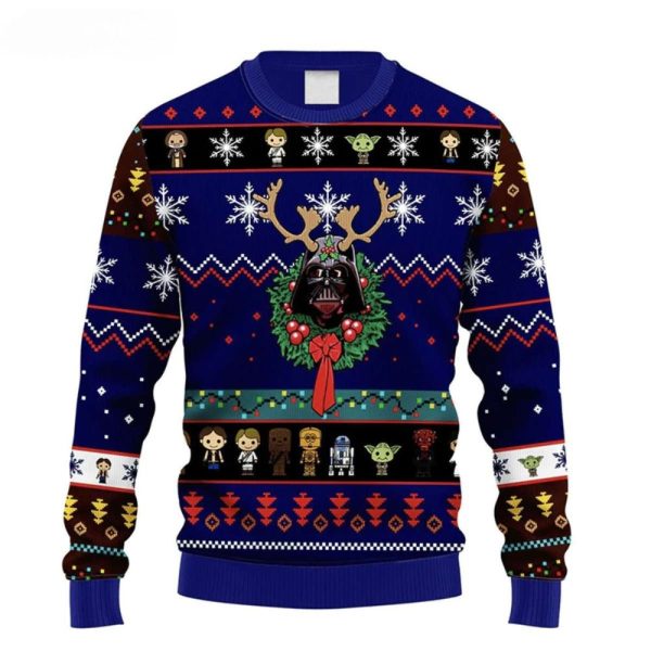Darth Reindeer Xmas Star Wars Ugly Christmas Sweater