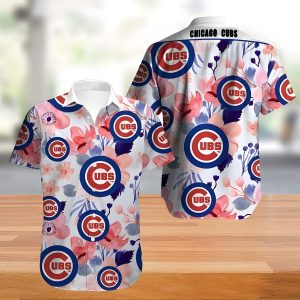 Floral MLB Chicago Cubs Hawaiian Shirt Gift For Beach Lovers