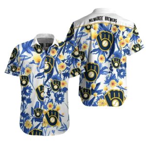 Floral MLB Milwaukee Brewers Beach Shirt – Brewers Hawaiian Shirt