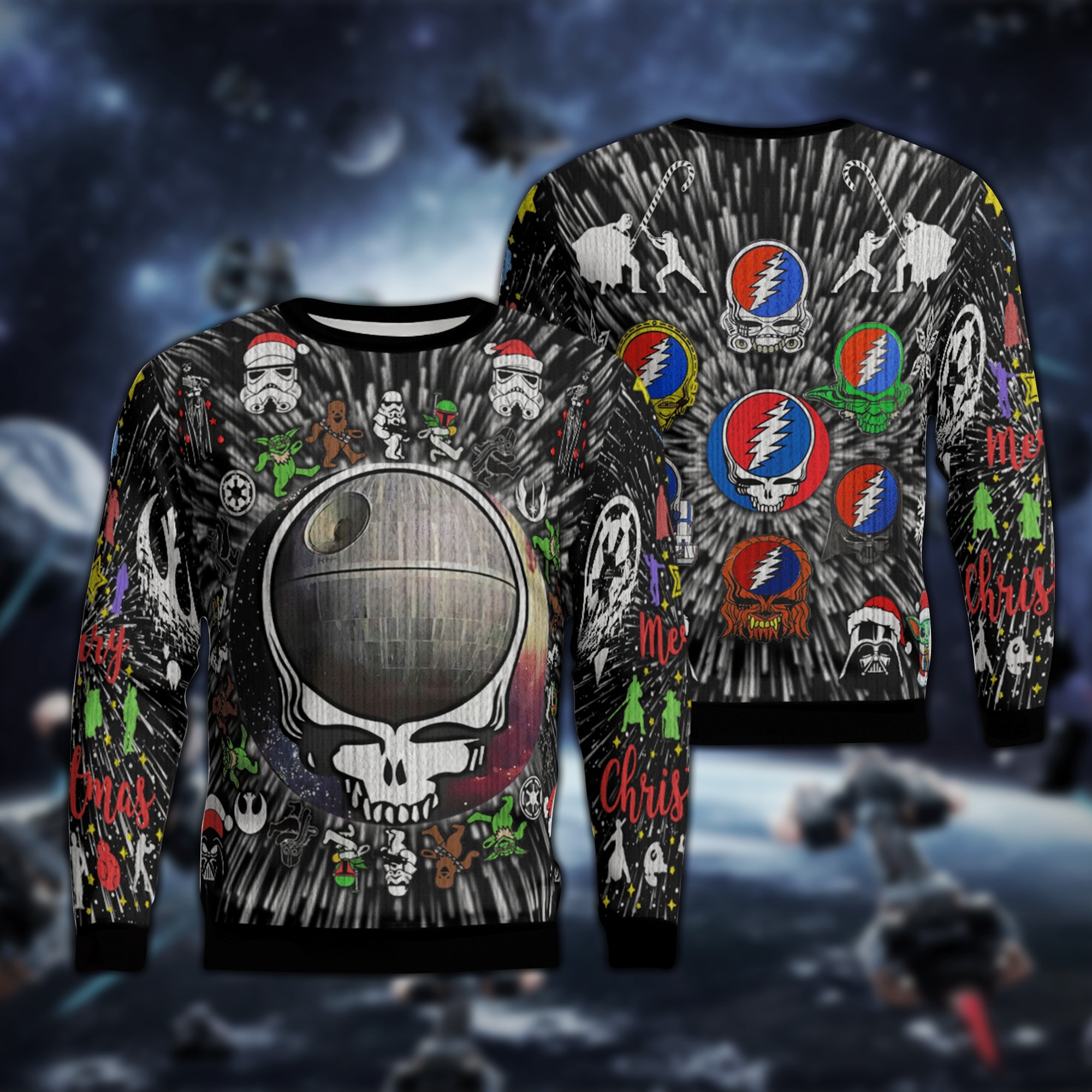 Grateful Dead Star Wars Ugly Xmas Sweater