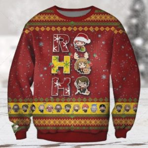 Happy Christmas Ron Hermione And Harry Potter Shirt – Harry Potter Ugly Christmas Sweater