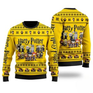 Harry Potter Ugly Christmas Sweater Horror Movie Characters