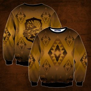 Hogwart Proud To Be A Hufflepuff Harry Potter Ugly Christmas Sweater