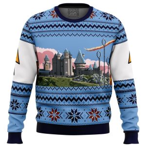 Hogwarts House Retro Harry Potter Ugly Christmas Sweater