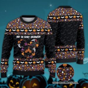 Horror Mickeys Not So Scary Disney Ugly Christmas Sweater 1