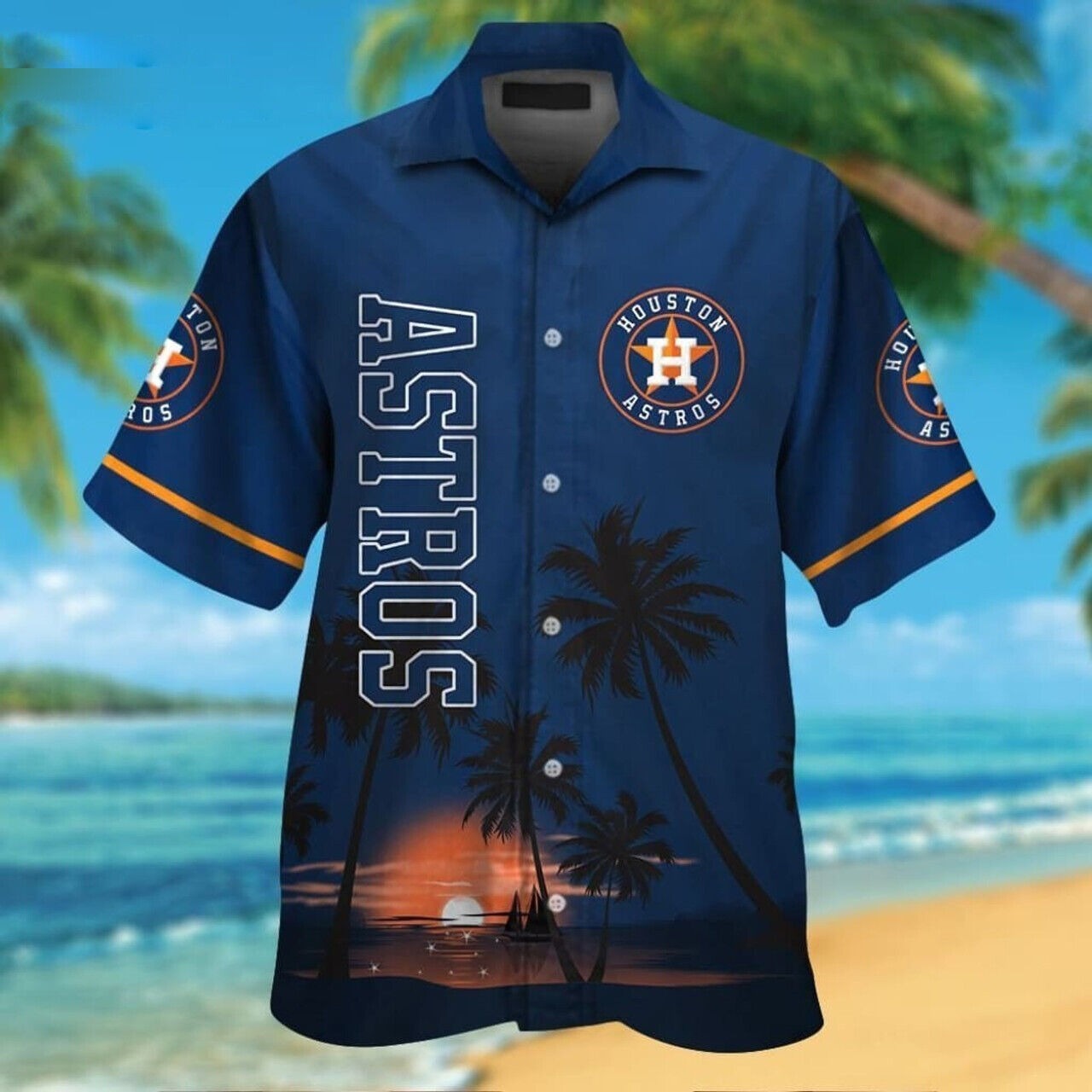 Houston Astros Hawaiian Summer Shirt - Zerelam