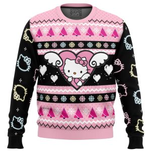 Love Heart Cute Hello Kitty Christmas Sweater