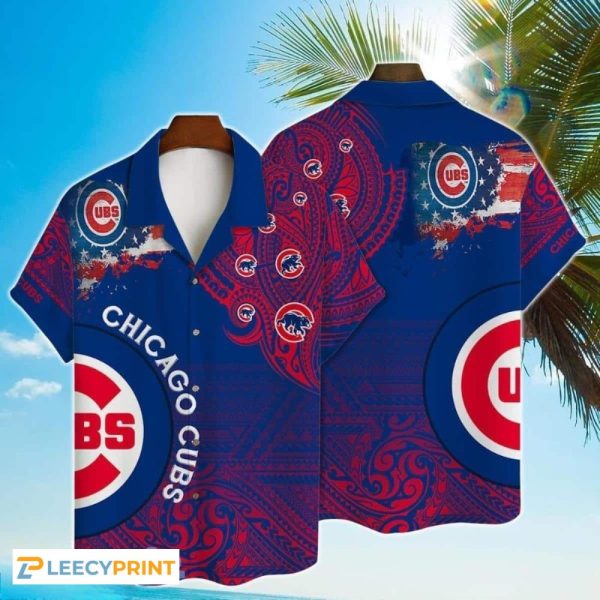 MLB Chicago Cubs Aloha Shirt Tribal Pattern Best Beach Gift – Cubs Hawaiian Shirt