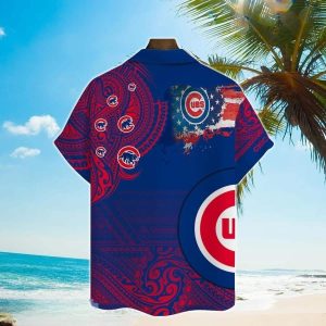 MLB Chicago Cubs Aloha Shirt Tribal Pattern Best Beach Gift Cubs Hawaiian Shirt 3 1