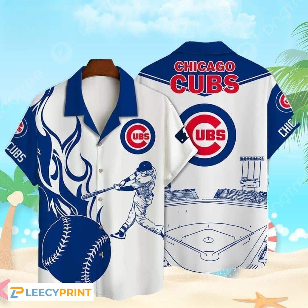 Mlb Chicago Cubs Hawaiian Shirt Summer Button Up - Hot Sale 2023