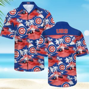 MLB Chicago Cubs Hawaiian Shirt Palm Islands Beach Vacation Aloha – Cubs Aloha Shirt