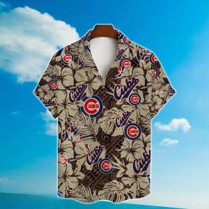 MLB Chicago Cubs Hawaiian Shirt Tropical Pattern Beach Gift – Cubs Hawaiian Shirt