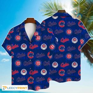 MLB Chicago Cubs Logos Pattern Shirt Baseball Fans Gift – Cubs Hawaiian Shirt