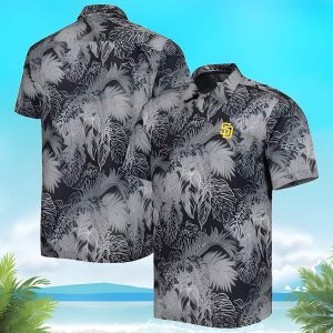 MLB San Diego Padres Hawaiian Shirt Gray Flora Beach – Padres Hawaiian Shirt