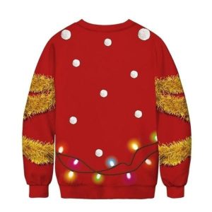 Make Christmas Great Snowman Funny Trump Ugly Sweater 1