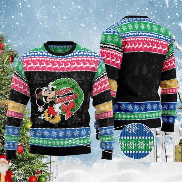 Mickey Merry Xmas Cartoon Lover Gift Disney Ugly Sweater