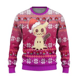 Mimikyu Cute Anime Pokemon Christmas Sweater