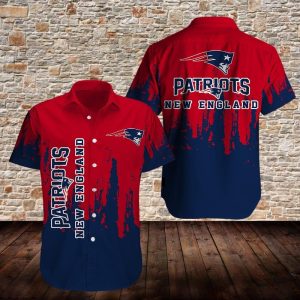 New England Patriots NFL Men Hawaiian Shirt – Patriots Hawaiian Shirt
