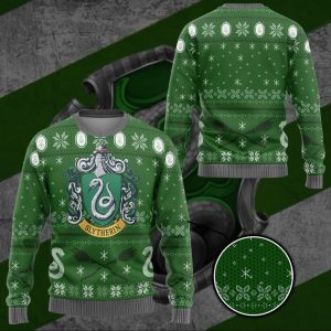 Slytherin Green Ver 2 Harry Potter Ugly Christmas Sweater