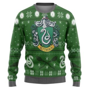 Slytherin Green Ver 2 Harry Potter Ugly Christmas Sweater