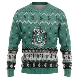 Slytherin Holiday Ugly Sweater – Harry Potter Ugly Christmas Sweater