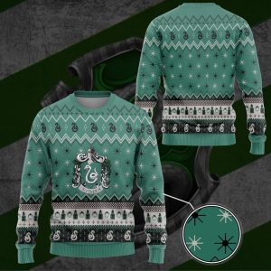 Slytherin Holiday Ugly Sweater – Harry Potter Ugly Christmas Sweater