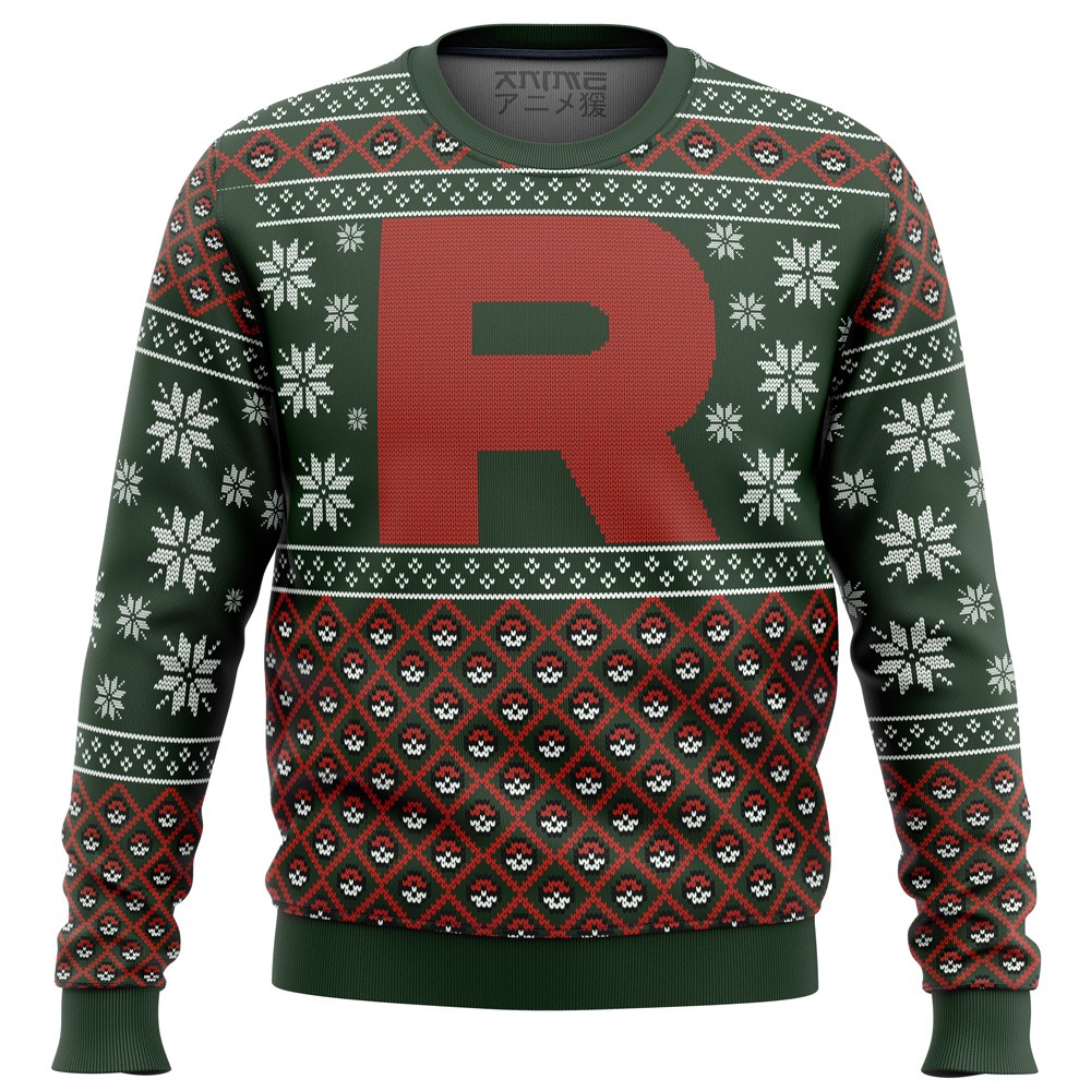 Team R Rocket Pokemon Christmas Sweater