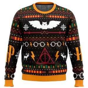 That Lived Owl Glass Harry Potter Ugly Christmas Sweater