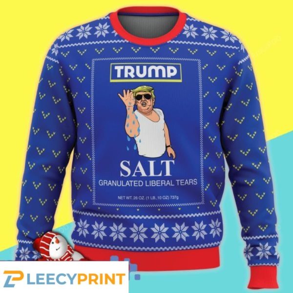 Trump Ugly Sweater Salt Liberal Tears Premium Christmas Knitting Pattern
