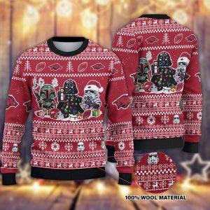 Xmas Baseball Star Wars Ugly Christmas Sweater 1