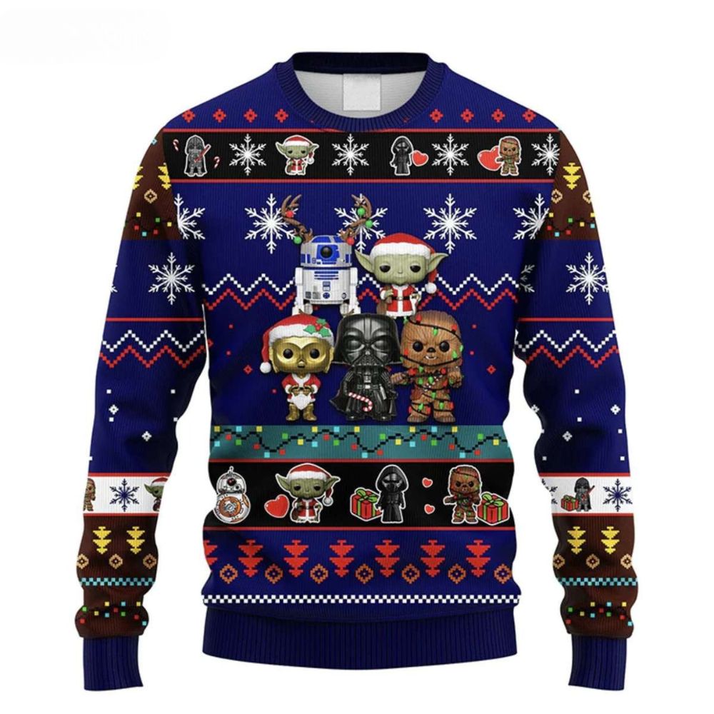 Xmas SW Characters Star Wars Ugly Christmas Sweater