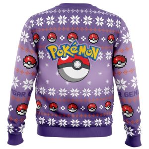 Xmas Tree Gengar Pokemon Ugly Christmas Sweater 2