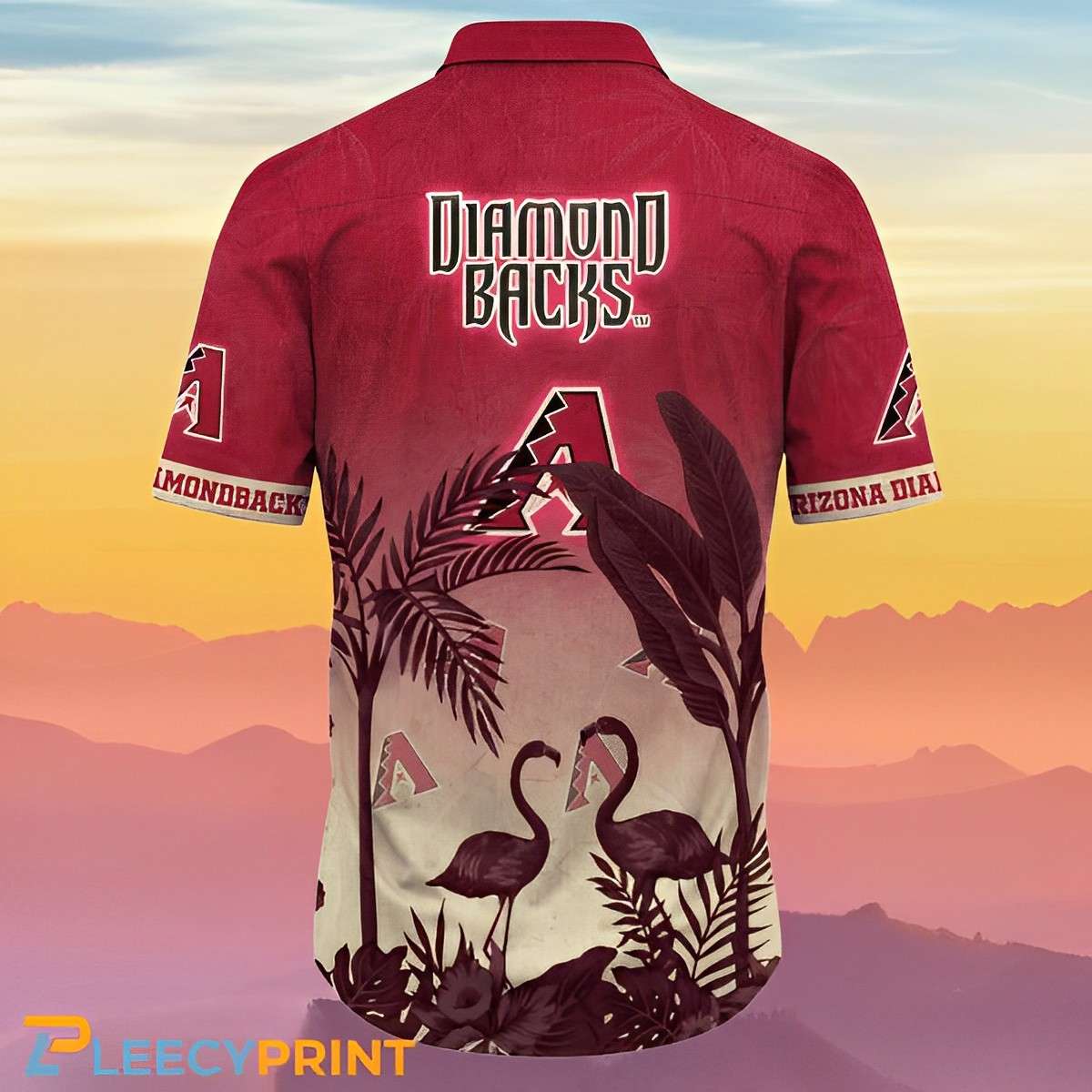 Arizona Diamondbacks MLB Flamingo Flower Hawaiian Shirt Summer Gift For Fans