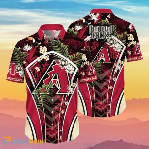 Arizona Diamondbacks MLB Flower Hawaiian Shirt Impressive Gift For Fans 1 1