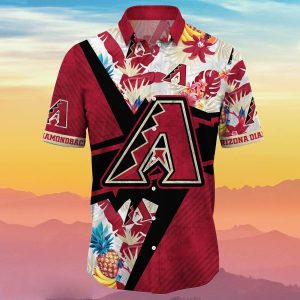 Arizona Diamondbacks MLB Flower Hawaiian Shirt Pinapple Tropical Special Gift For Fans 1 1