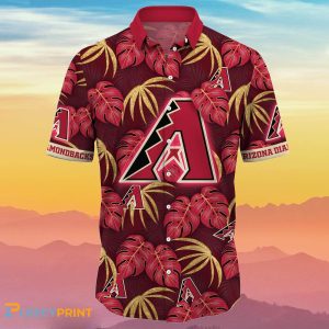 Arizona Diamondbacks MLB Flower Hawaiian Shirt Special Gift For Real Fans 1 1