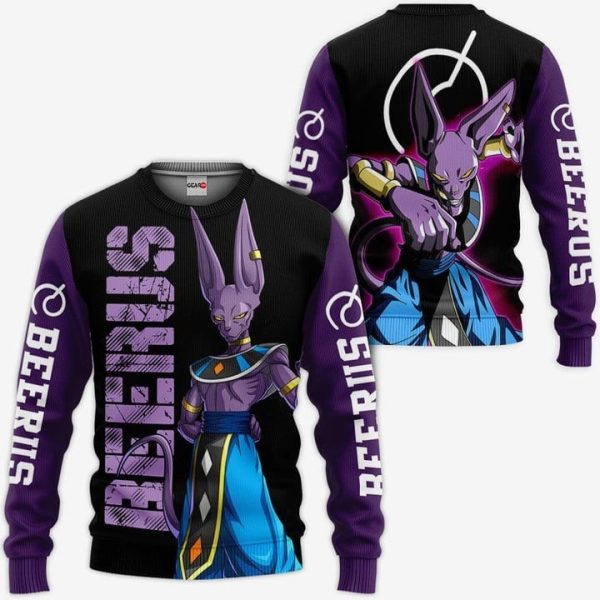 Beerus Sweater – Ugly Christmas Sweater Dragon Ball Z