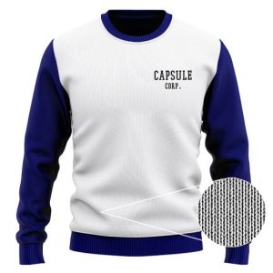 Capsule Corp Sweater Capsule Corp Teen Future Trunks Cosplay Ugly Sweatshirt 3