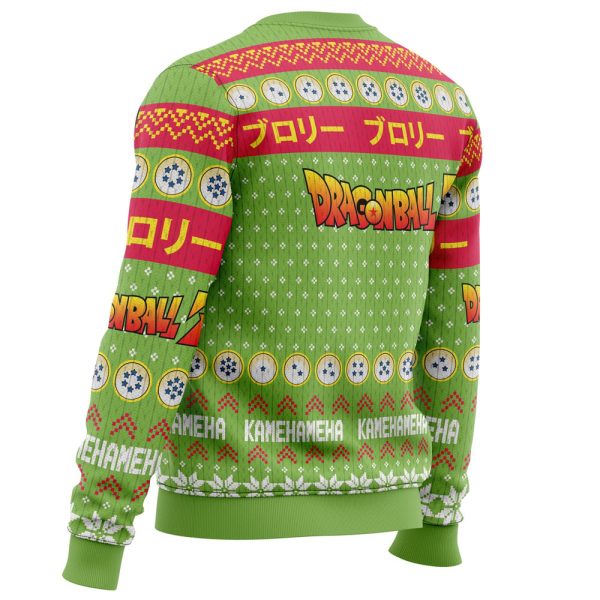 Christmas Broly Dragon Ball Z Green Ugly Christmas Sweater