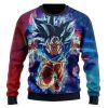 DBZ Son Goku Ultra Instinct Form Ugly Xmas Sweater