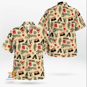 Diamondbacks City Connect Short Sleeve Hawaiian Shirt Arizona Diamondbacks Hawaiian Shirt 1 1