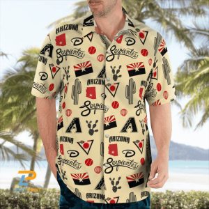 Diamondbacks City Connect Short Sleeve Hawaiian Shirt Arizona Diamondbacks Hawaiian Shirt 2 1