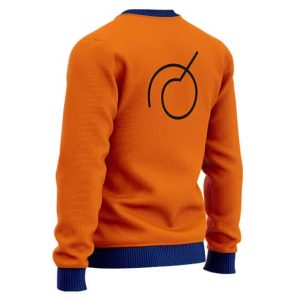 Dragon Ball Super Whis Goku Logo Orange Ugly Sweater 2