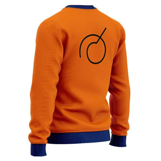 Dragon Ball Super Whis Goku Logo Orange Ugly Sweater