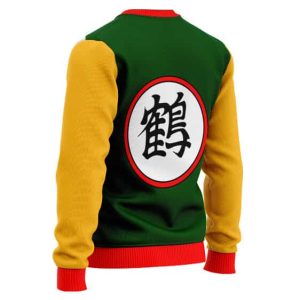 Dragon Ball Z Chiaotzu Crane Kanji Cosplay Ugly Sweater 2
