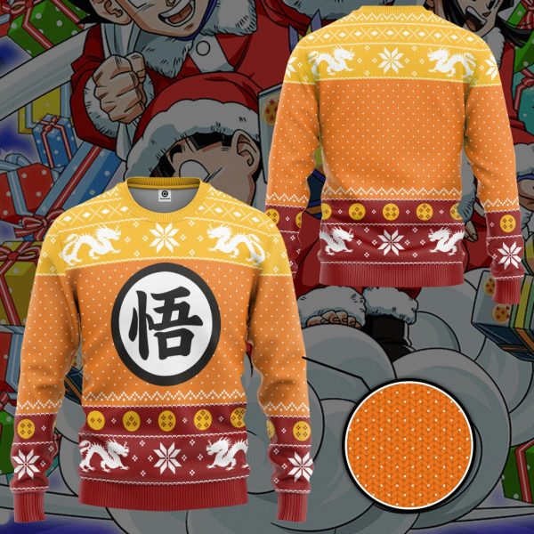 Dragon Ball Z Goku Ugly Christmas Ugly Sweater